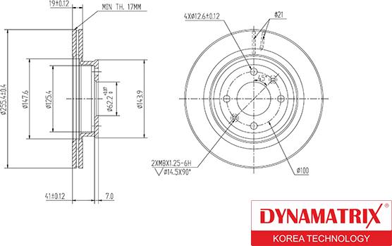 Dynamatrix DBD1636 - Brake Disc autospares.lv