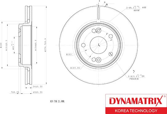 Dynamatrix DBD1182 - Brake Disc autospares.lv