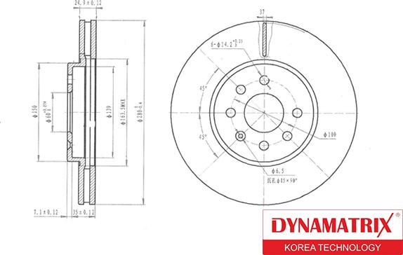 Dynamatrix DBD1236 - Brake Disc autospares.lv