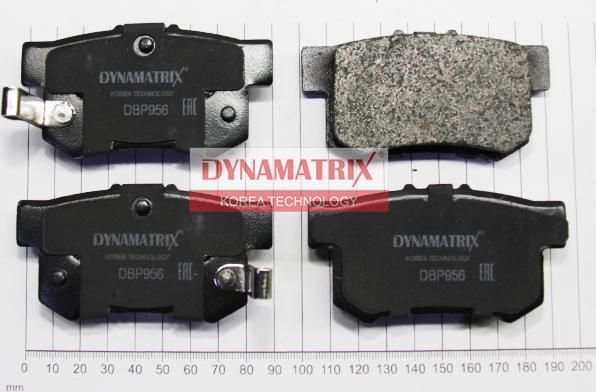 Dynamatrix DBP956 - Brake Pad Set, disc brake autospares.lv