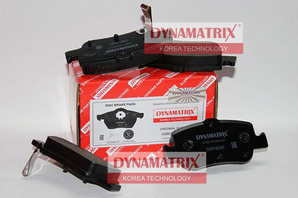 Dynamatrix DBP4048 - Brake Pad Set, disc brake autospares.lv