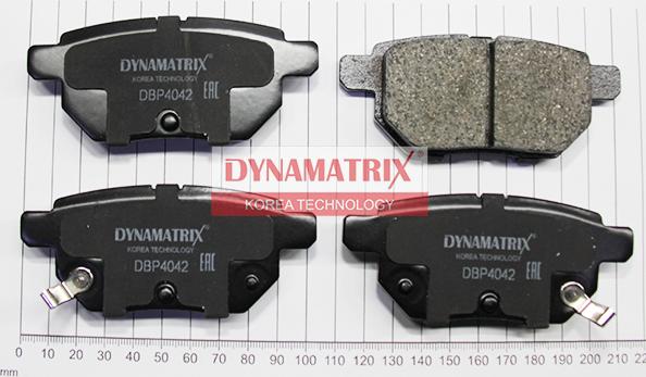 Dynamatrix DBP4042 - Brake Pad Set, disc brake autospares.lv