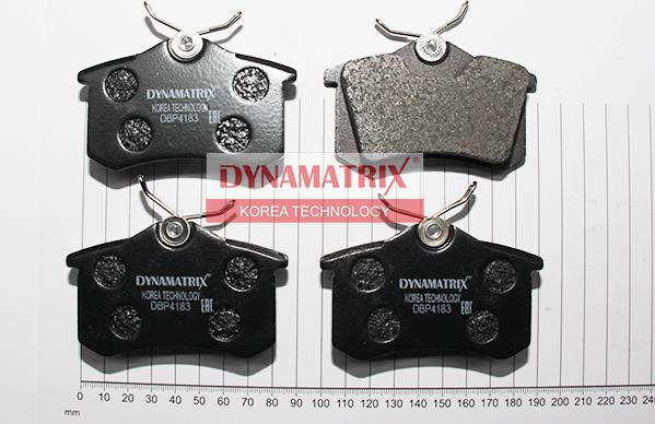 Dynamatrix DBP4183 - Brake Pad Set, disc brake autospares.lv