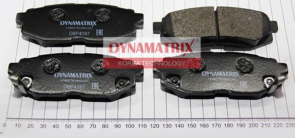 Dynamatrix DBP4187 - Brake Pad Set, disc brake autospares.lv