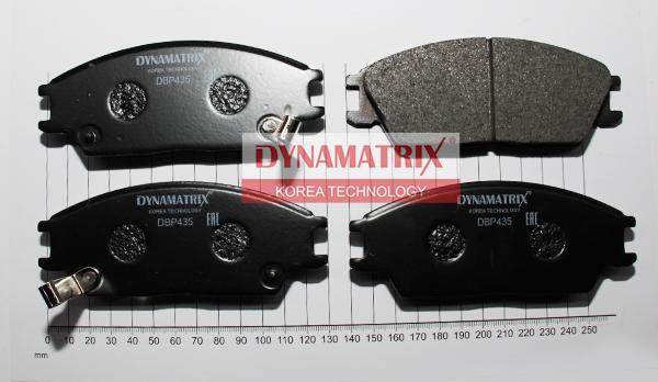 Dynamatrix DBP435 - Brake Pad Set, disc brake autospares.lv