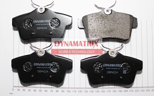 Dynamatrix DBP4224 - Brake Pad Set, disc brake autospares.lv