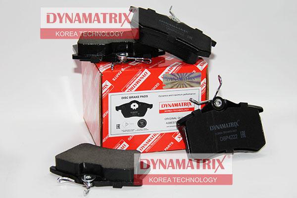 Dynamatrix DBP4222 - Brake Pad Set, disc brake autospares.lv