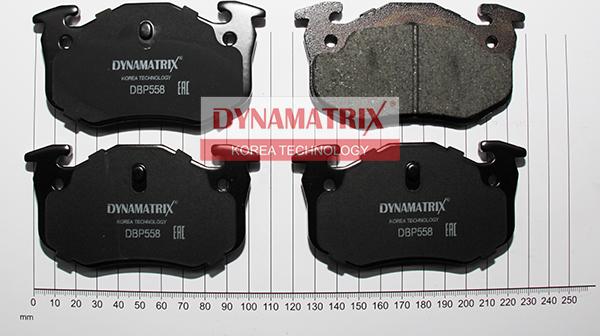 Dynamatrix DBP558 - Brake Pad Set, disc brake autospares.lv