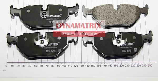 Dynamatrix DBP578 - Brake Pad Set, disc brake autospares.lv