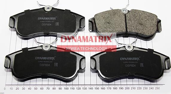 Dynamatrix DBP604 - Brake Pad Set, disc brake autospares.lv