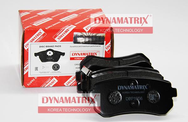 Dynamatrix DBP1956 - Brake Pad Set, disc brake autospares.lv