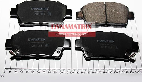 Dynamatrix DBP1985 - Brake Pad Set, disc brake autospares.lv