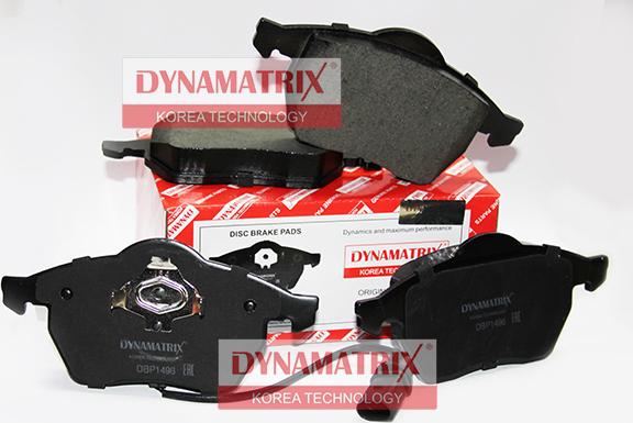 Dynamatrix DBP1496 - Brake Pad Set, disc brake autospares.lv