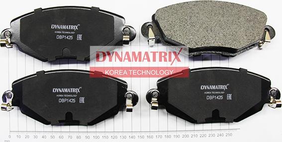 Dynamatrix DBP1425 - Brake Pad Set, disc brake autospares.lv