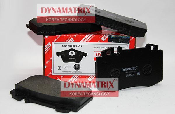 Dynamatrix DBP1426 - Brake Pad Set, disc brake autospares.lv