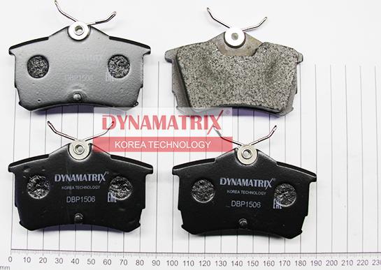 Dynamatrix DBP1506 - Brake Pad Set, disc brake autospares.lv