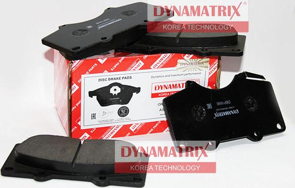 Dynamatrix DBP1698 - Brake Pad Set, disc brake autospares.lv