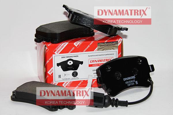 Dynamatrix DBP1644 - Brake Pad Set, disc brake autospares.lv