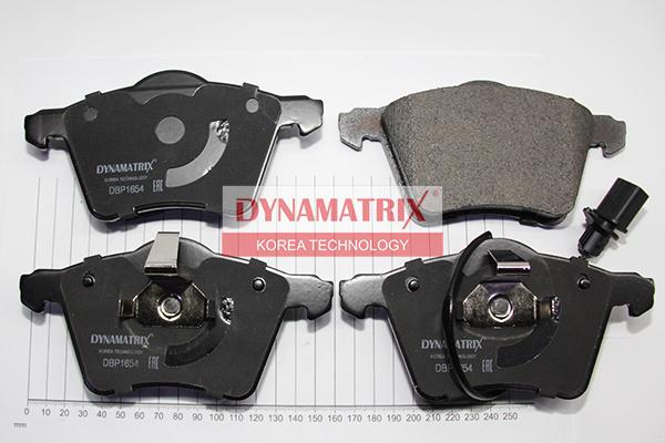 Dynamatrix DBP1654 - Brake Pad Set, disc brake autospares.lv