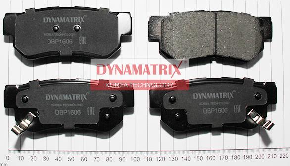 Dynamatrix DBP1606 - Brake Pad Set, disc brake autospares.lv