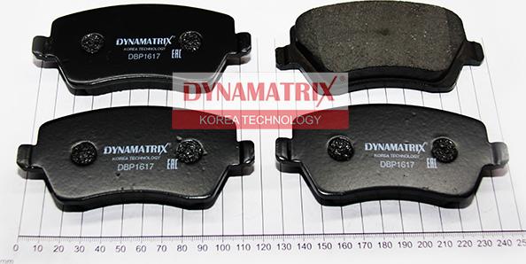 Dynamatrix DBP1617 - Brake Pad Set, disc brake autospares.lv