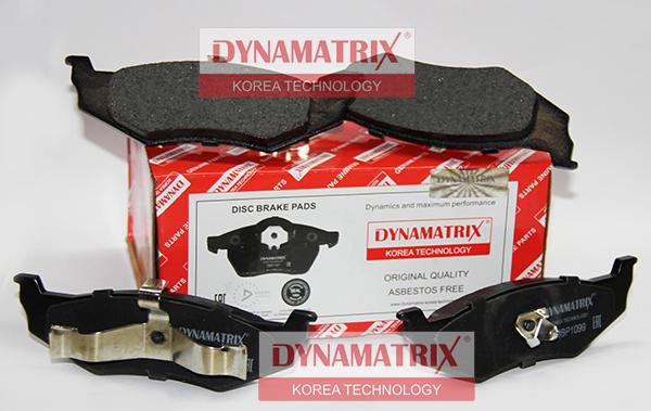 Dynamatrix DBP1099 - Brake Pad Set, disc brake autospares.lv