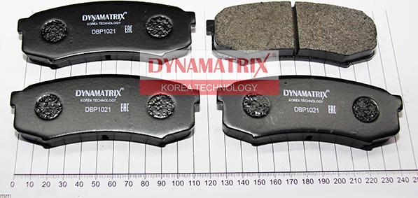 Dynamatrix DBP1021 - Brake Pad Set, disc brake autospares.lv