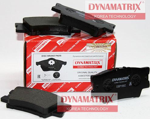 Dynamatrix DBP1892 - Brake Pad Set, disc brake autospares.lv