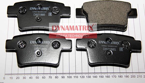 Dynamatrix DBP1885 - Brake Pad Set, disc brake autospares.lv