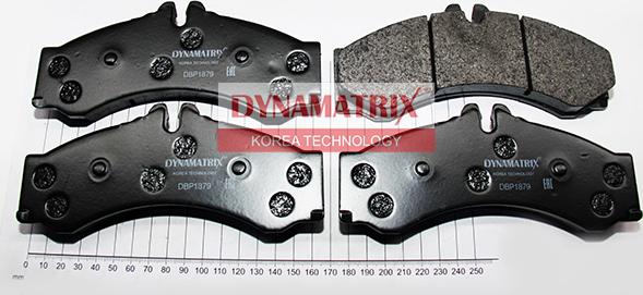 Dynamatrix DBP1879 - Brake Pad Set, disc brake autospares.lv