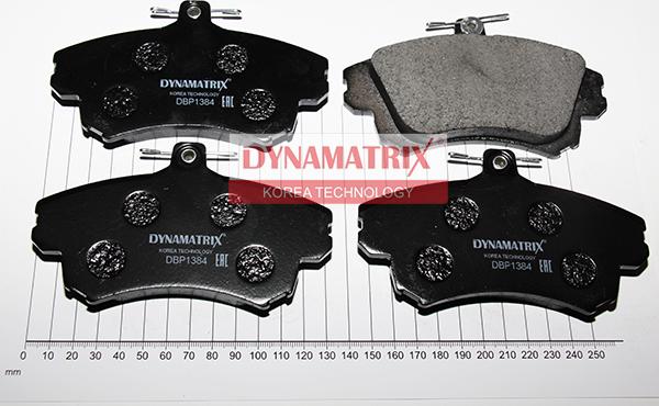 Dynamatrix DBP1384 - Brake Pad Set, disc brake autospares.lv