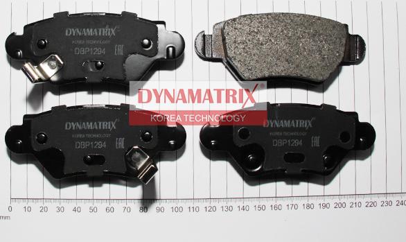 Dynamatrix DBP1294 - Brake Pad Set, disc brake autospares.lv