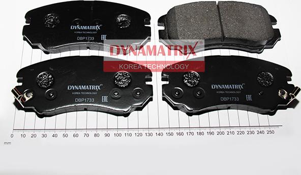 Dynamatrix DBP1733 - Brake Pad Set, disc brake autospares.lv