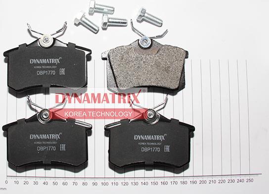 Dynamatrix DBP1770 - Brake Pad Set, disc brake autospares.lv