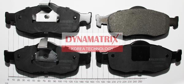 Dynamatrix DBP884 - Brake Pad Set, disc brake autospares.lv
