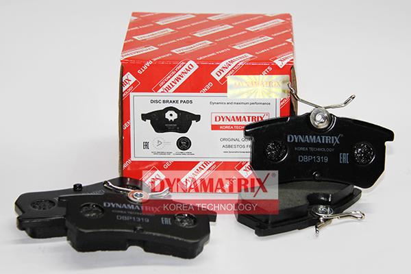 Dynamatrix DBP319 - Brake Pad Set, disc brake autospares.lv
