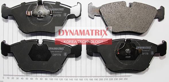 Dynamatrix DBP779 - Brake Pad Set, disc brake autospares.lv