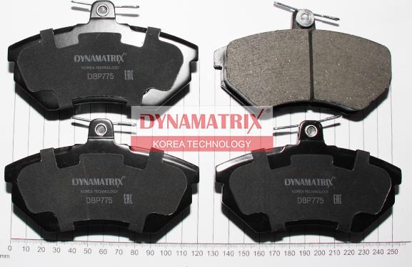 Dynamatrix DBP775 - Brake Pad Set, disc brake autospares.lv