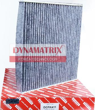 Dynamatrix DCFK411 - Filter, interior air autospares.lv