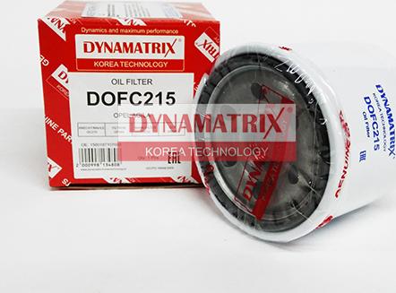 Dynamatrix DOFC215 - Oil Filter autospares.lv