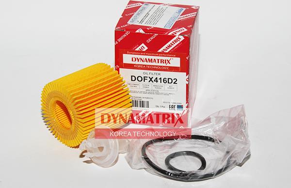 Dynamatrix DOFX416D2 - Oil Filter autospares.lv