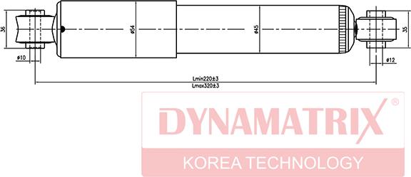 Dynamatrix DSA444100 - Shock Absorber autospares.lv