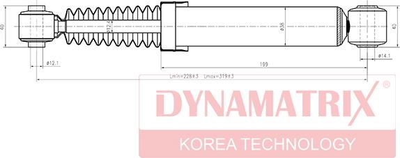 Dynamatrix DSA441093 - Shock Absorber autospares.lv