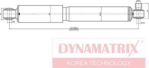 Dynamatrix DSA551805 - Shock Absorber autospares.lv