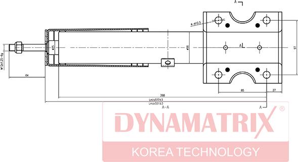 Dynamatrix DSA635800 - Shock Absorber autospares.lv