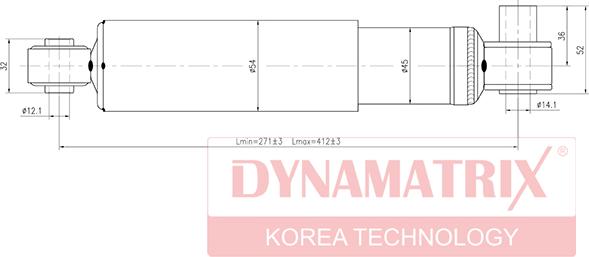 Dynamatrix DSA344306 - Shock Absorber autospares.lv