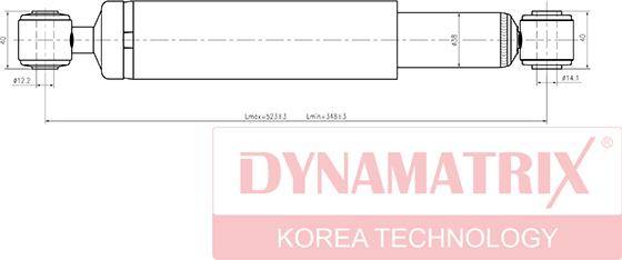 Dynamatrix DSA343319 - Shock Absorber autospares.lv