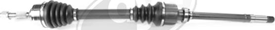 DYS 76-PE-8002 - Drive Shaft autospares.lv