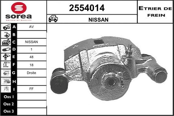 EAI 2554014 - Brake Caliper autospares.lv