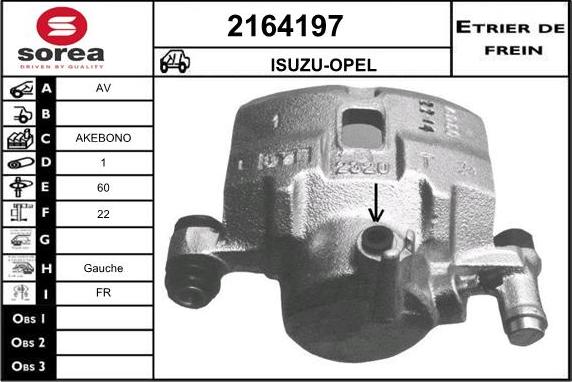 EAI 2164197 - Brake Caliper autospares.lv